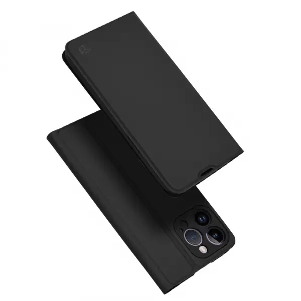 Husa pentru Apple iPhone 14 Pro Max, Techsuit, Magskin Book, Neagra