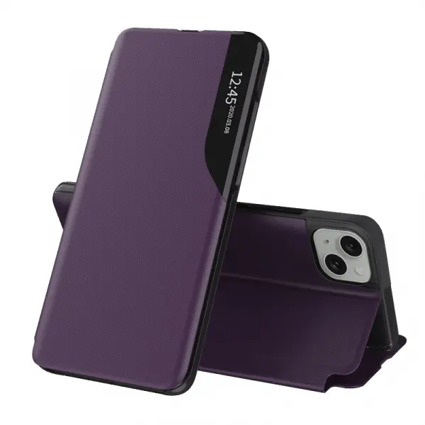 Husa pentru Apple iPhone 15 Plus, Techsuit, eFold, Mov