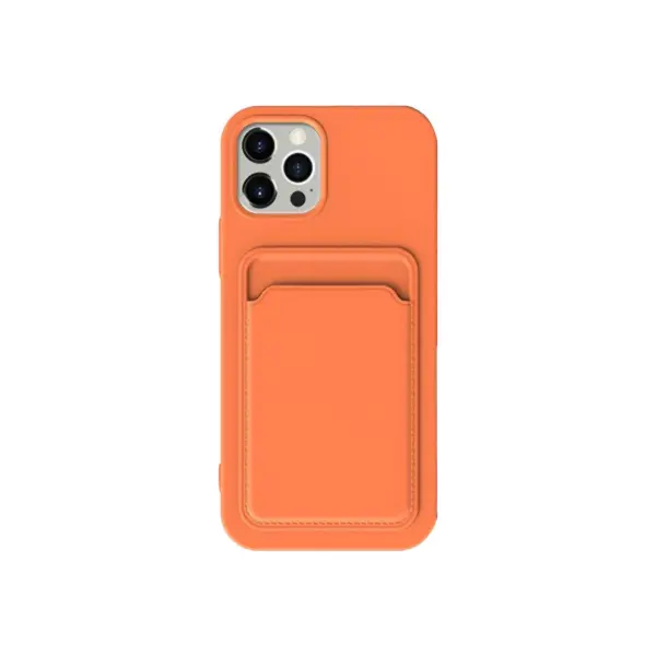 Husa pentru Apple iPhone 15 Pro, XO Design, Card Slot, Portocalie