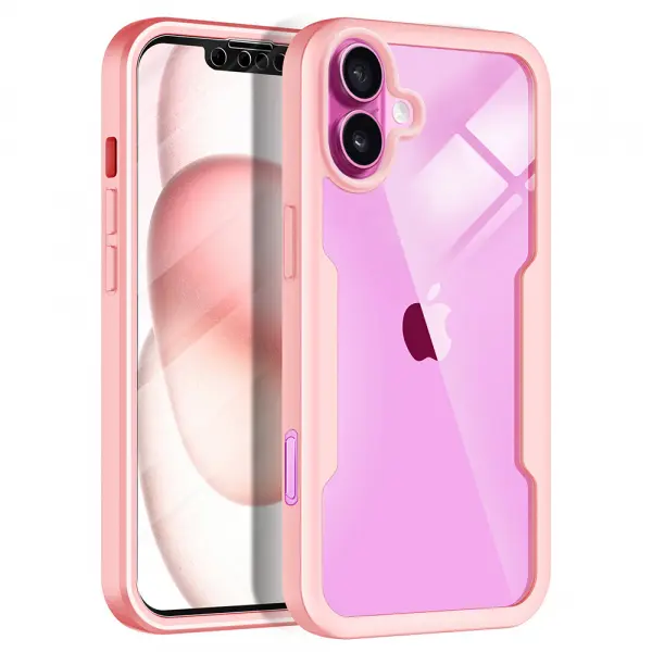 Husa pentru Apple iPhone 16 Plus, Techsuit, ColorVerse 360, Roz