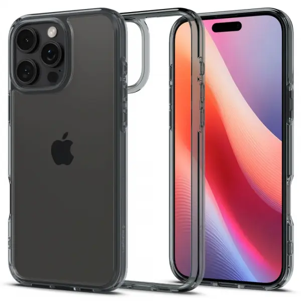 Husa pentru Apple iPhone 16 Pro Max, Spigen, Ultra Hybrid, Fumurie ACS07994