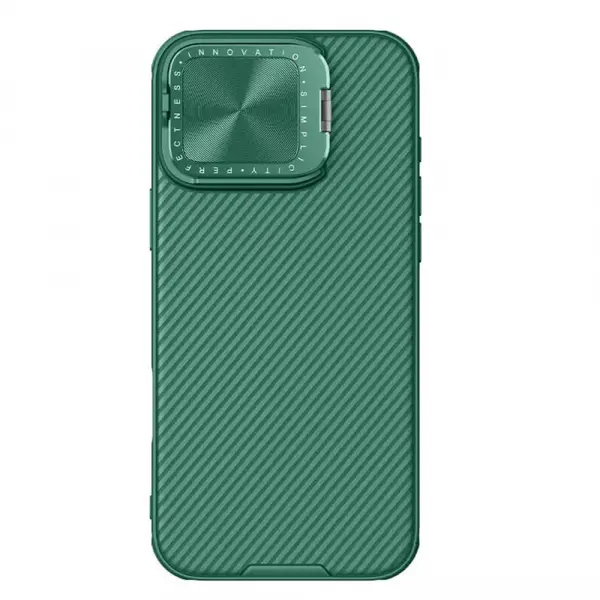 Husa pentru Apple iPhone 16 Pro, Nillkin, CamShield Prop, Verde