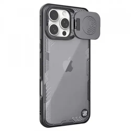 Husa pentru Apple iPhone 16 Pro, Nillkin, Iceblade Prop (w/o Camera Cutout), Neagra