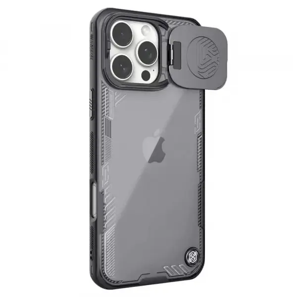 Husa pentru Apple iPhone 16 Pro, Nillkin, Iceblade Prop (w/o Camera Cutout), Neagra