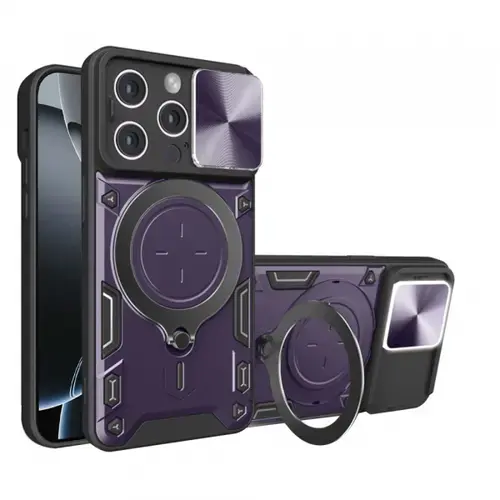 Husa pentru Apple iPhone 16 Pro, Techsuit, CamGuard Pro, Mov