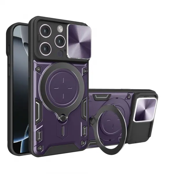 Husa pentru Apple iPhone 16 Pro, Techsuit, CamGuard Pro, Mov