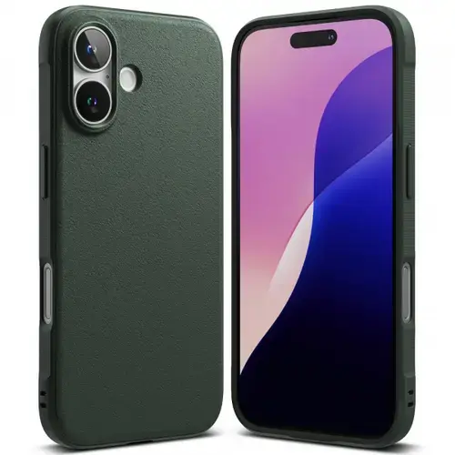 Husa pentru Apple iPhone 16, Ringke, Onyx, Verde Inchis