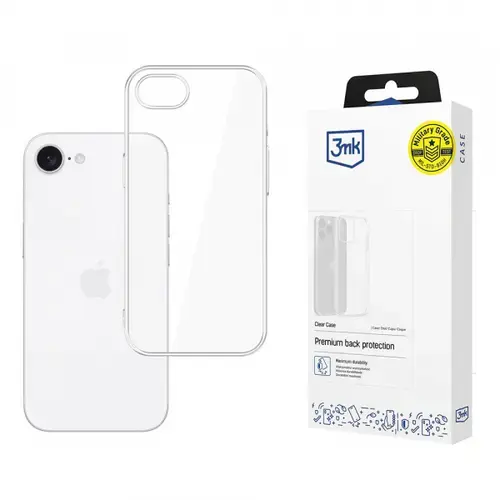 Husa pentru Apple iPhone 16e, 3MK, Clear, Transparenta