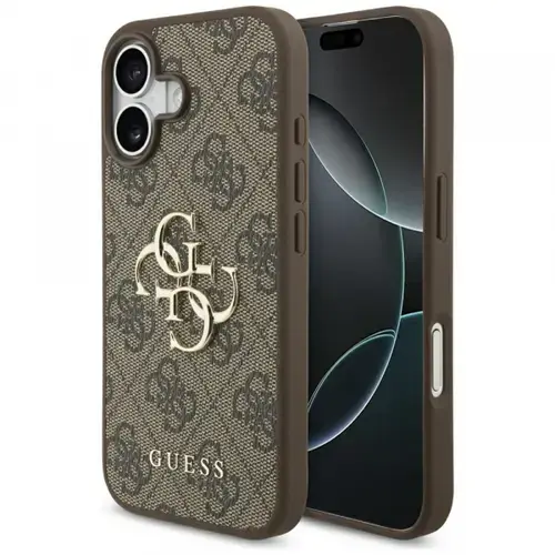 Husa pentru Apple iPhone 17, Guess, 4G Big Logo (Maro)