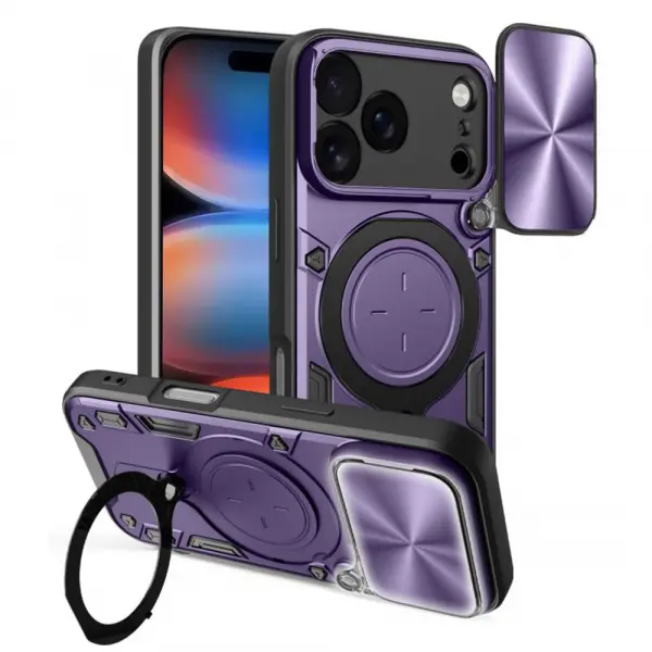 Husa pentru Apple iPhone 17 Pro Max, Techsuit, CamGuard Pro, Mov