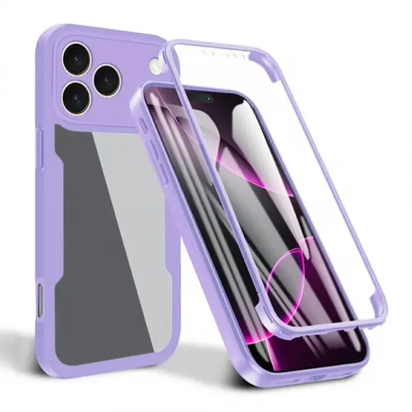 Husa pentru Apple iPhone 17 Pro Max, Techsuit, ColorVerse 360, Mov