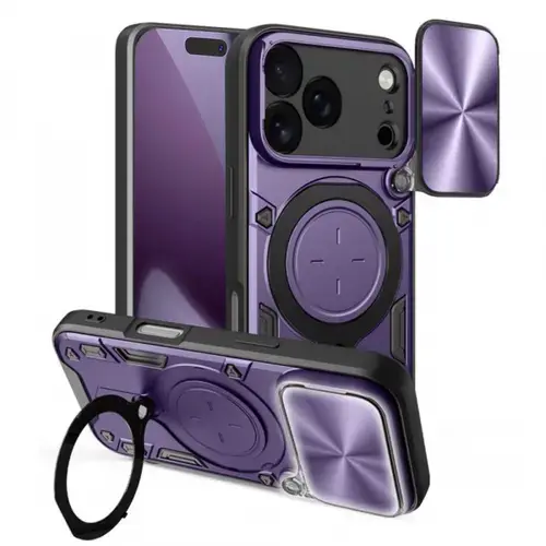 Husa pentru Apple iPhone 17 Pro, Techsuit, CamGuard Pro, Mov