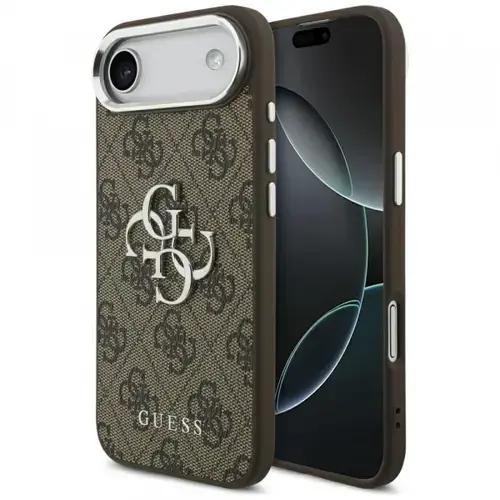 Husa pentru Apple iPhone Air, Guess, Big 4G Logo Classic Logo, Maro