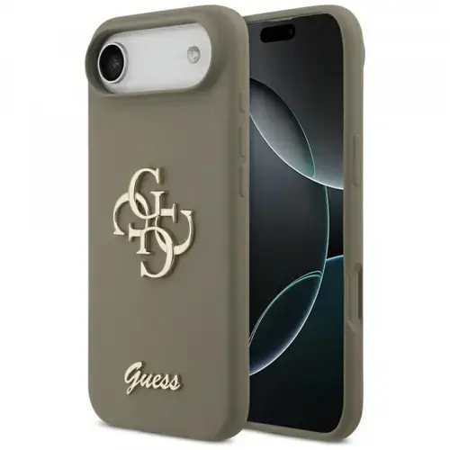 Husa pentru Apple iPhone Air, Guess, Big 4G Script, Maro