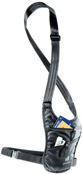 Husă pentru documente Deuter - Security Holster, negru, 80 g