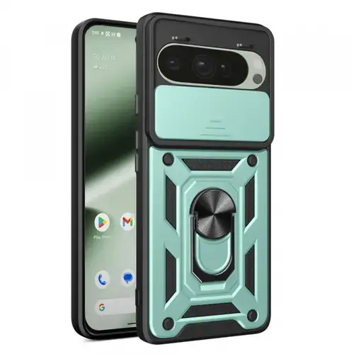 Husa pentru Google Pixel 10 Pro / 10, Techsuit, CamShield (Verde)
