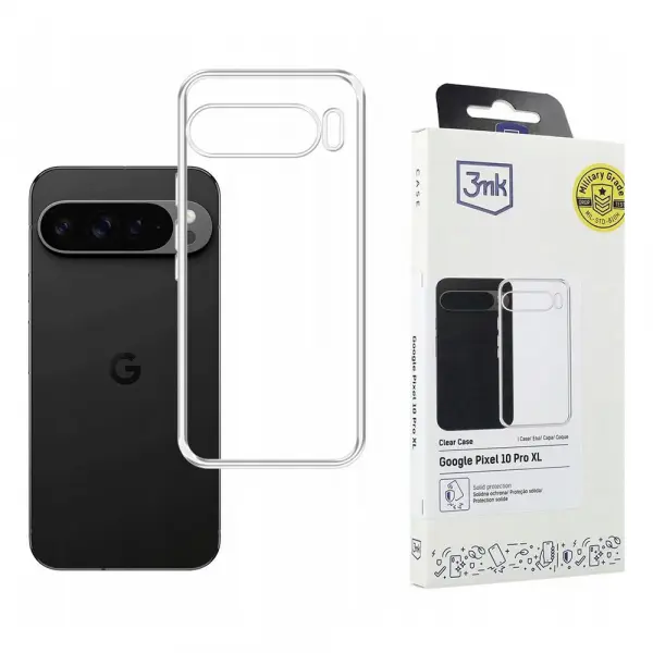 Husa pentru Google Pixel 10 Pro XL, 3MK, Clear, Transparenta