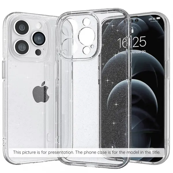 Husa pentru Google Pixel 10 Pro XL, Techsuit, SparkleSkin, Transparenta