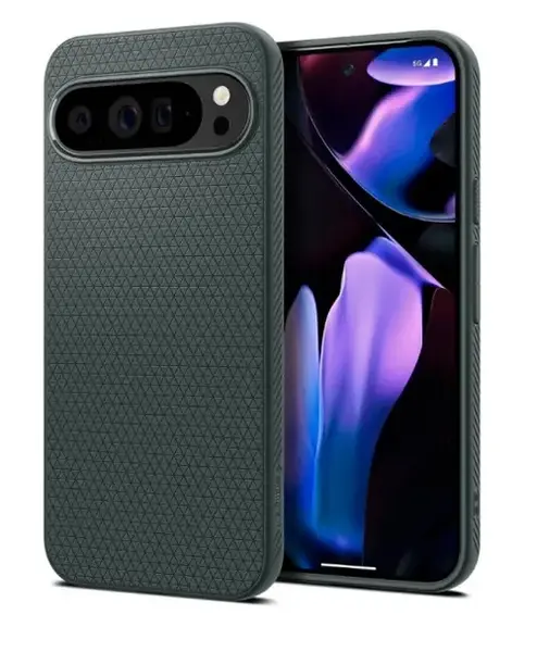 Husa pentru Google Pixel 9 Pro XL, Spigen, Liquid Air, Verde