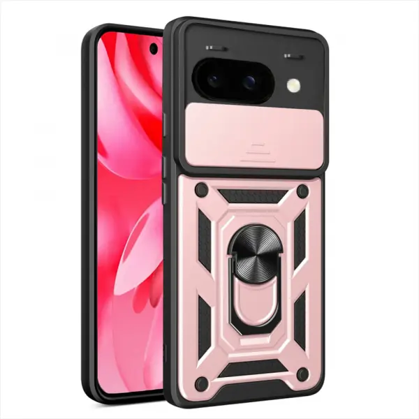 Husa pentru Google Pixel 9a, Techsuit, CamShield, Roz