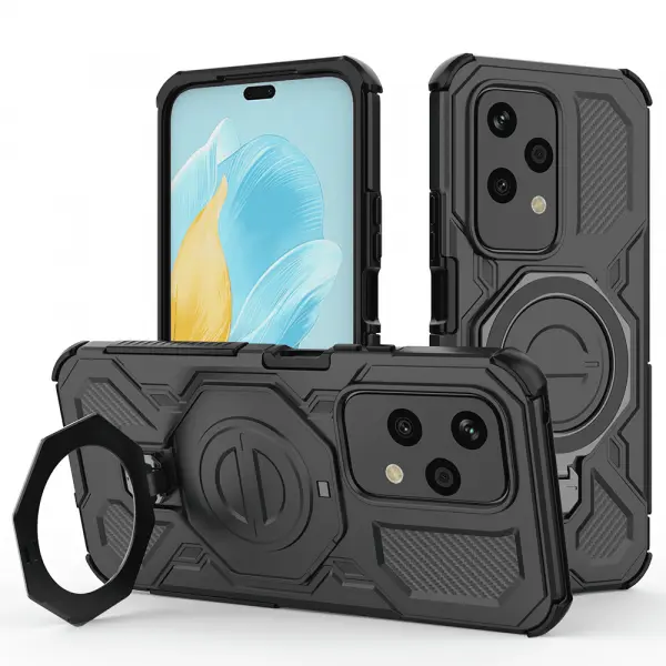 Husa pentru Honor 200 Lite, Techsuit, Carbon Shield Pro, Neagra