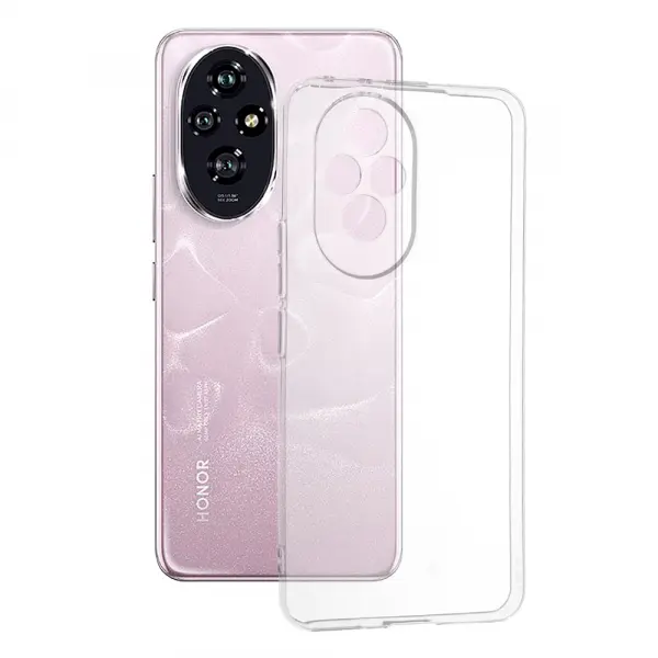 Husa pentru Honor 200, Techsuit, Clear, Transparenta