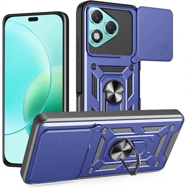 Husa pentru Honor 400 Lite, Techsuit, CamShield, Albastra
