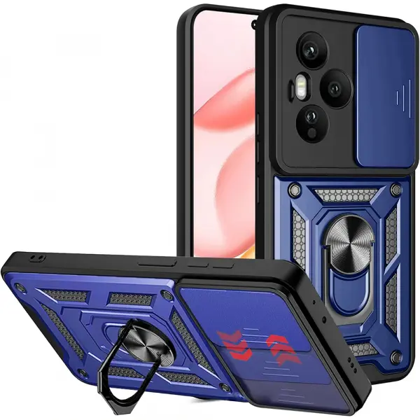Husa pentru Honor 400 Pro, Techsuit, CamShield, Albastra