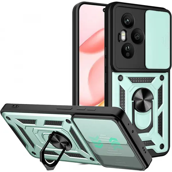 Husa pentru Honor 400 Pro, Techsuit, CamShield, Verde
