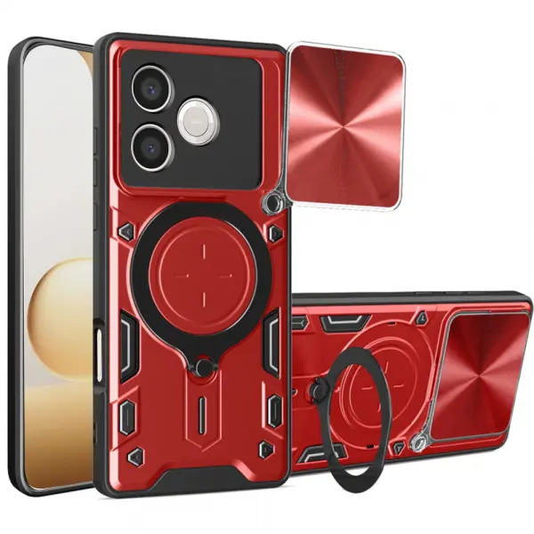 Husa pentru Honor 600 Lite, Techsuit, CamGuard Pro, Rosie