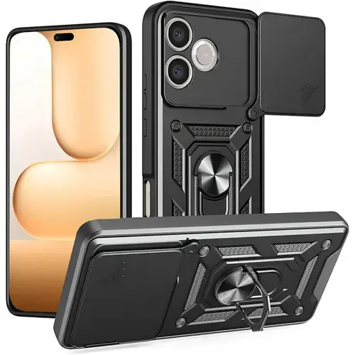 Husa pentru Honor 600 Lite, Techsuit, CamShield, Negru
