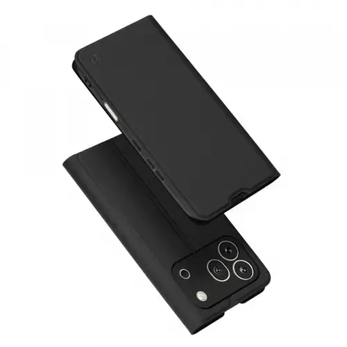 Husa pentru Honor 600 Pro, Techsuit, Magskin Book, Neagra