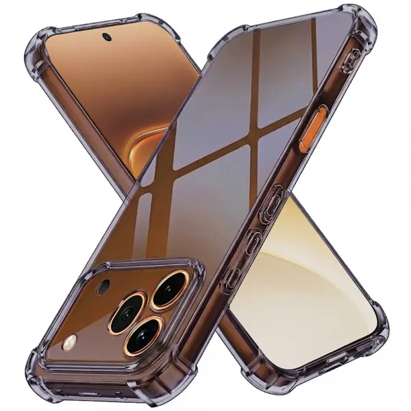 Husa pentru Honor 600 Pro, Techsuit, Shockproof Clear, Fumurie