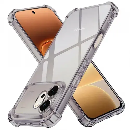 Husa pentru Honor 600, Techsuit, Shockproof Clear, Fumuriu