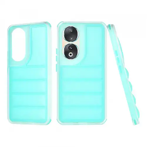 Husa pentru Honor 90, Techsuit, Wave Shield, Turcoaz