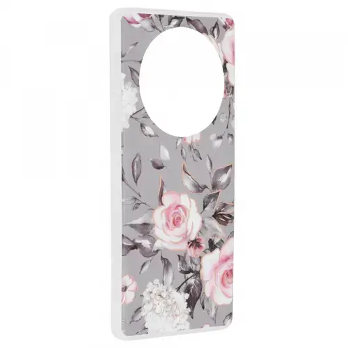 Husa pentru Honor Magic6 Lite, Techsuit, Marble, Gri