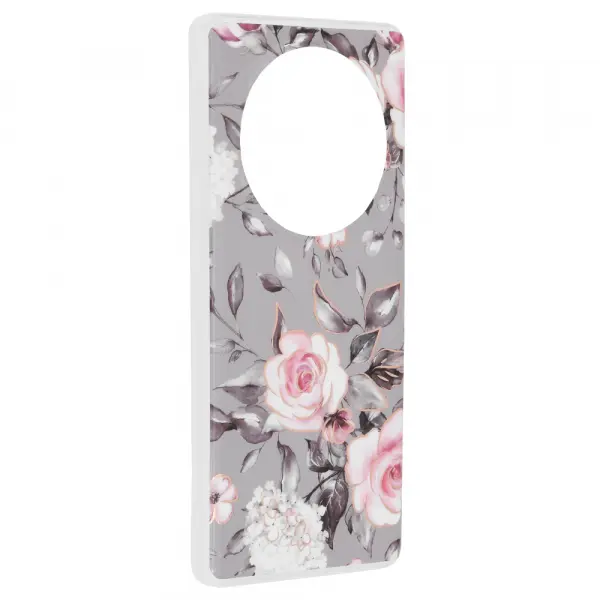 Husa pentru Honor Magic6 Lite, Techsuit, Marble, Gri