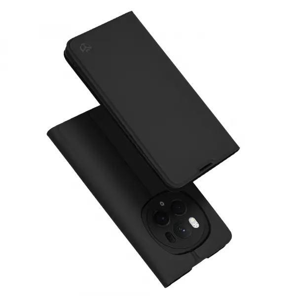 Husa pentru Honor Magic6 Pro, Techsuit, Magskin Book, Neagra
