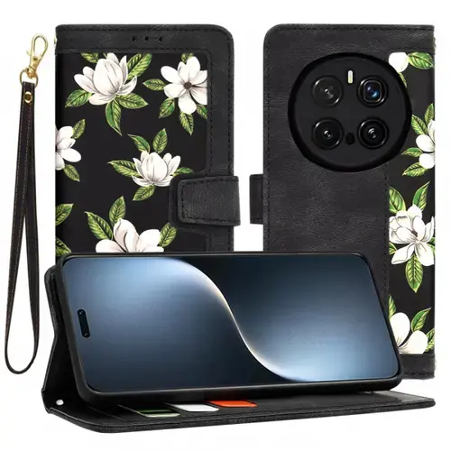 Husa pentru Honor Magic7 Pro, Techsuit FlipCraft (Negru)
