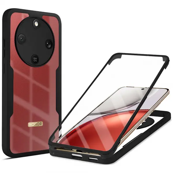 Husa pentru Honor Magic8 Lite, Techsuit, ColorVerse 360, Neagra