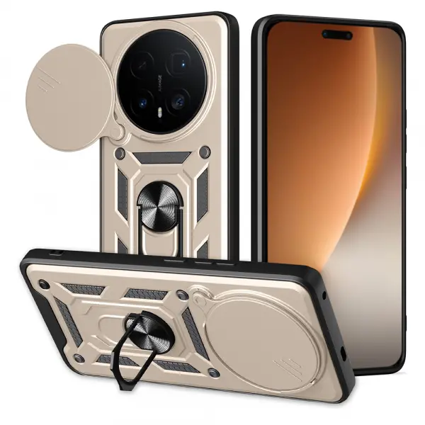 Husa pentru Honor Magic8 Pro, Techsuit, CamShield, Aurie