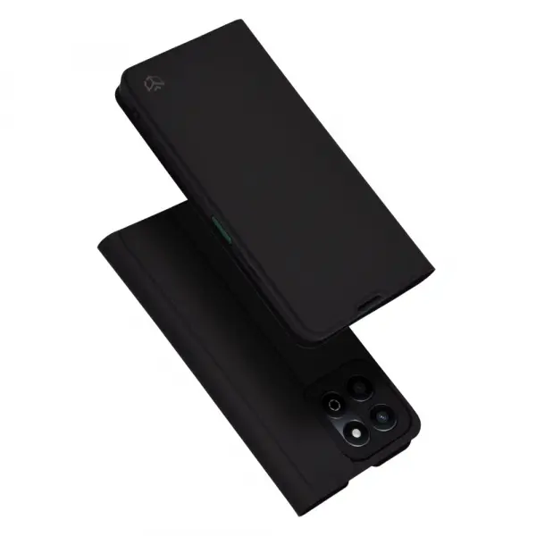 Husa pentru Honor X7c / 200 Smart, Techsuit, Magskin Book, Neagra