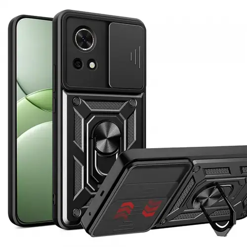 Husa pentru Huawei nova 13, Techsuit, CamShield, Neagra