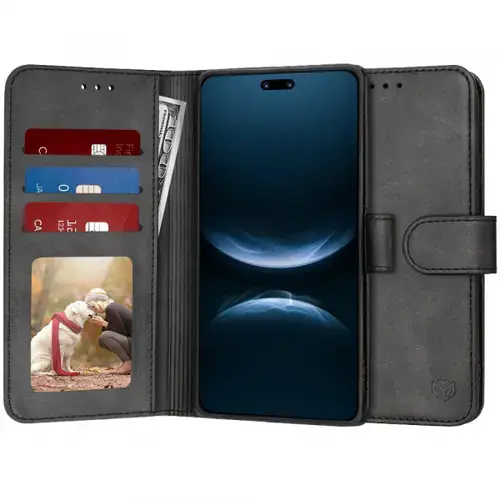 Husa pentru Huawei nova 14 Pro, Techsuit, Diary Book, Negru