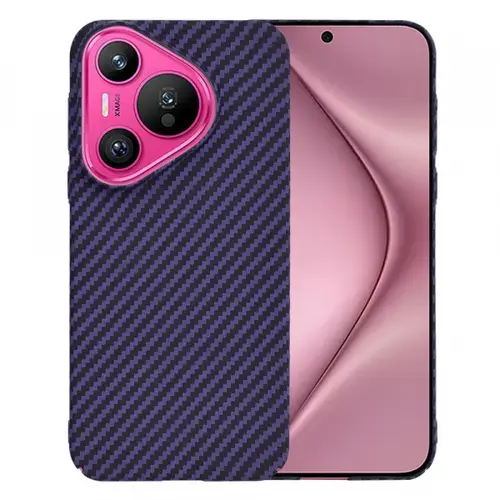 Husa pentru Huawei Pura 70, Techsuit, Carbonite FiberShell, Mov