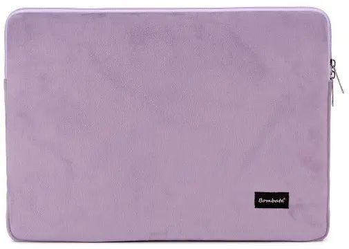 Husă pentru laptop Bombata - Velvet, 15.6''-16'', Light Lavender