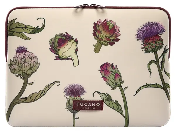 Husă pentru laptop Tucano - Schizzo, MacBook Pro 13'', Artichoke White