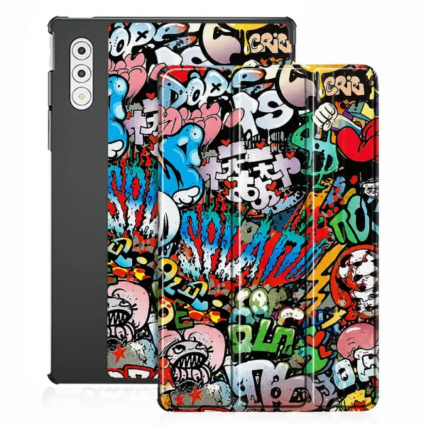 Husa pentru Lenovo Yoga Tab Plus, Techsuit, FoldPro Urban Vibe, Multicolor