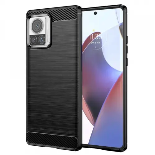 Husa pentru Motorola Edge 30 Ultra, Techsuit Carbon (Negru)