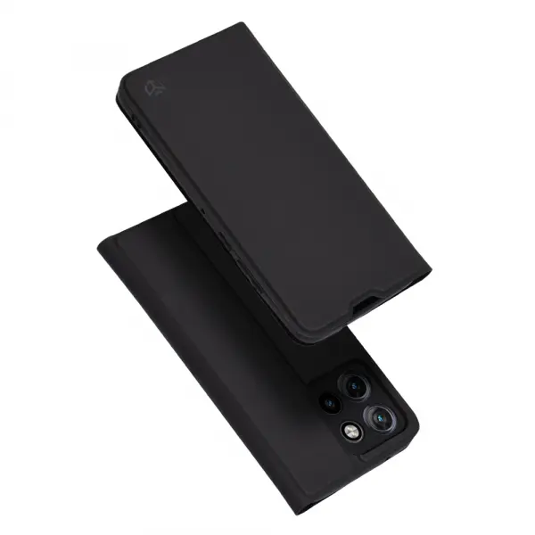 Husa pentru Motorola Edge 50 Neo, Techsuit, Magskin Book, Neagra